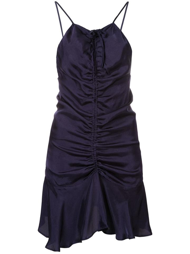 Alice Mccall Blue Moon Ruched Mini Dress