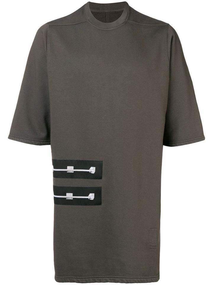 Rick Owens Drkshdw Double Patch T-shirt - Green