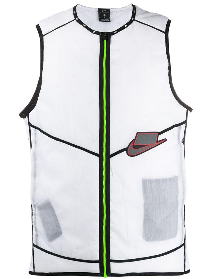 Nike Aerolayer Wild Run Gilet - White
