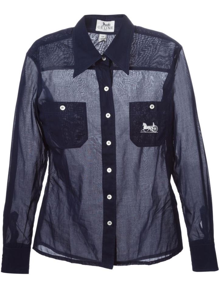 Céline Vintage Sheer Shirt