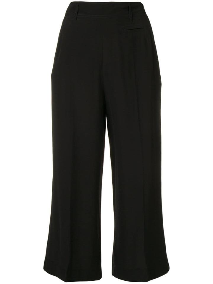 Prada Vintage 1990's Cropped Trousers - Black