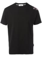 Stone Island Logo Print T-shirt, Men's, Size: Medium, Black, Cotton