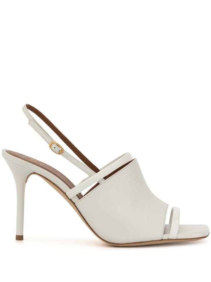 Malone Souliers Caro Square-toe Mules - White