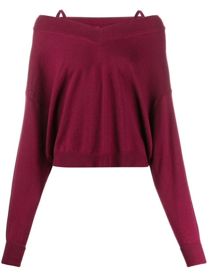 Maison Margiela Multi-wear Jumper - Red