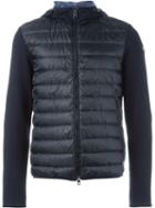Moncler Padded Front Jacket, Men's, Size: S, Blue, Polyamide/cotton/feather Down