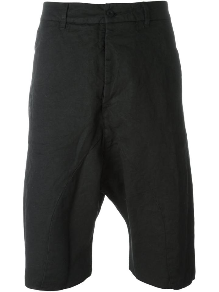 Poème Bohémien Bermuda Shorts, Men's, Size: 50, Black, Cotton/linen/flax