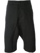 Poème Bohémien Bermuda Shorts, Men's, Size: 50, Black, Cotton/linen/flax