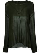Damir Doma Roll Neck Sweater, Men's, Size: Small, Green, Viscose/virgin Wool