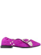 Toga Pulla Western Buckle Ballerinas - Pink