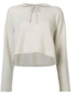 The Elder Statesman - Knitted Hoodie - Women - Cashmere - Xs, Women's, White, Cashmere
