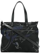 Valentino Valentino Garavani Panther Print Tote - Black