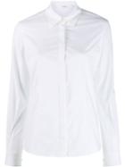 P.a.r.o.s.h. Pointed Collar Shirt - White