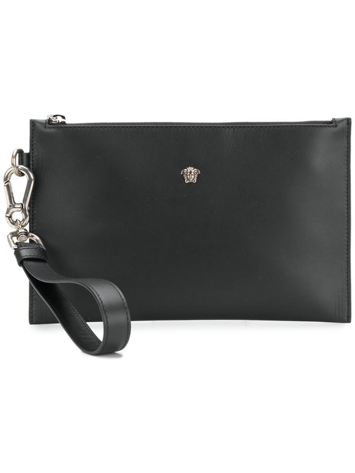 Versace Medusa Hand-strap Pouch - Black