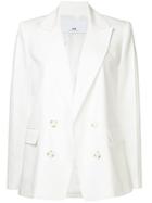 C & M Double Breasted Blazer - White