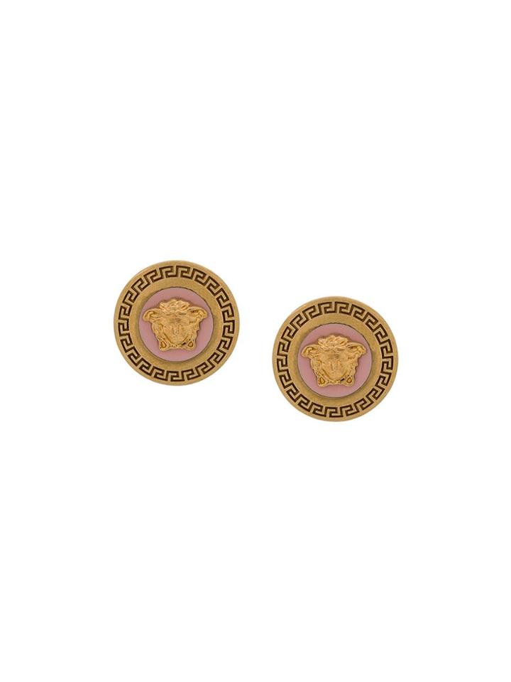 Versace Medusa Tribute Stud Earrings - Gold