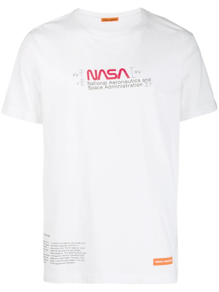 Heron Preston Nasa Print T-shirt - White