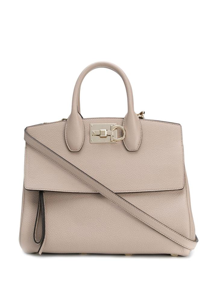 Salvatore Ferragamo The Studio Shoulder Bag - Neutrals