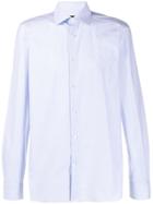 Z Zegna Micro-check Shirt - Blue