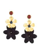 Lizzie Fortunato Jewels Oversized Flower Earrings