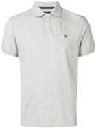 Hackett Embroidered Logo Polo T-shirt - Grey