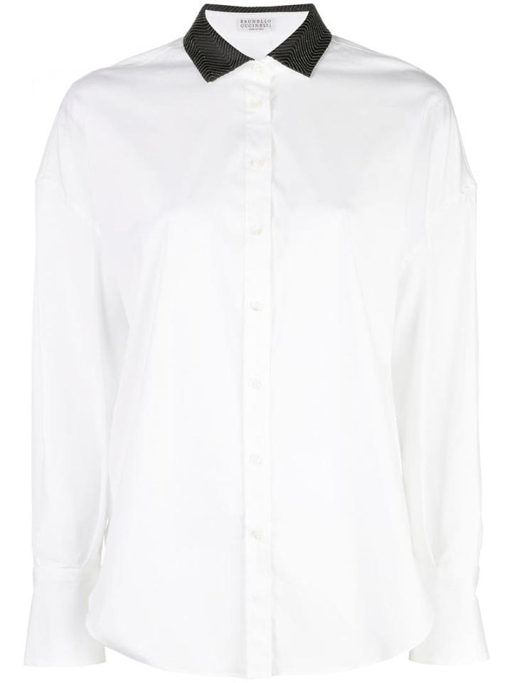 Brunello Cucinelli Classic Collar Shirt - White