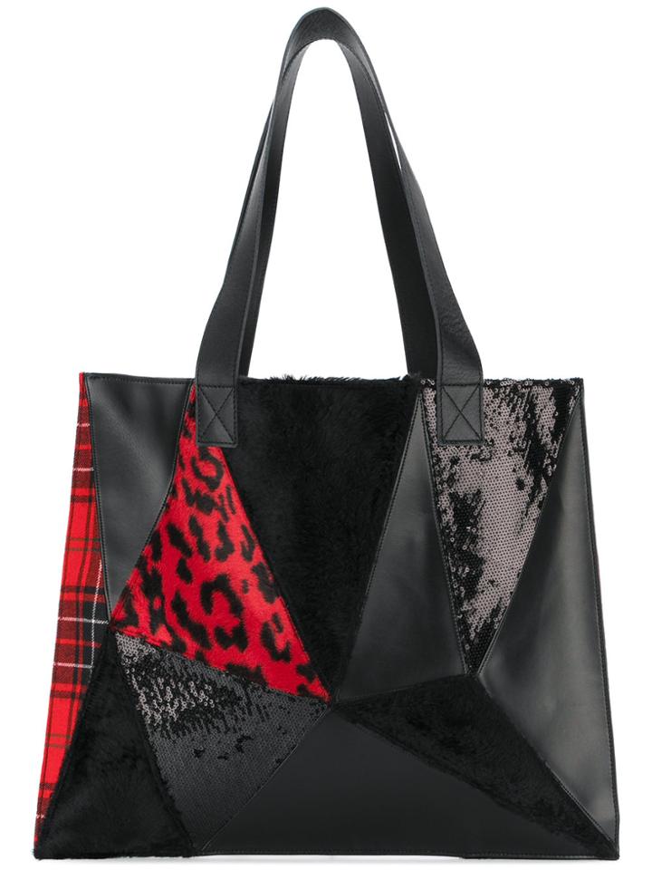 Junya Watanabe Comme Des Garçons Patchwork Tote Bag - Black