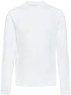 Prada Long-sleeved Jersey T-shirt - White