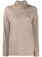 The Row Zalani Turtleneck Sweater - Neutrals