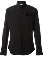 Givenchy - Flag Patch Shirt - Men - Cotton - 42, Black, Cotton