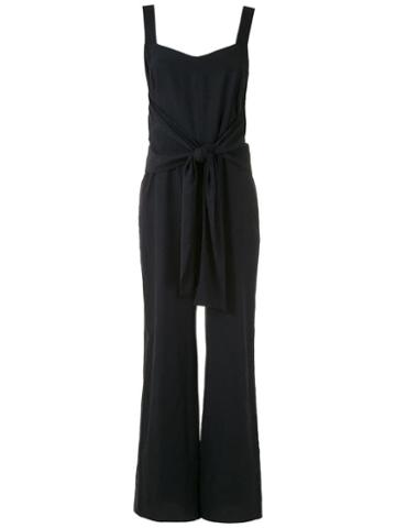 Alcaçuz Menta Tied Waist Jumpsuit - Blue