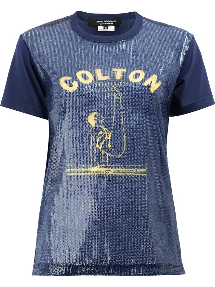 Junya Watanabe Comme Des Garçons Colton T-shirt - Blue