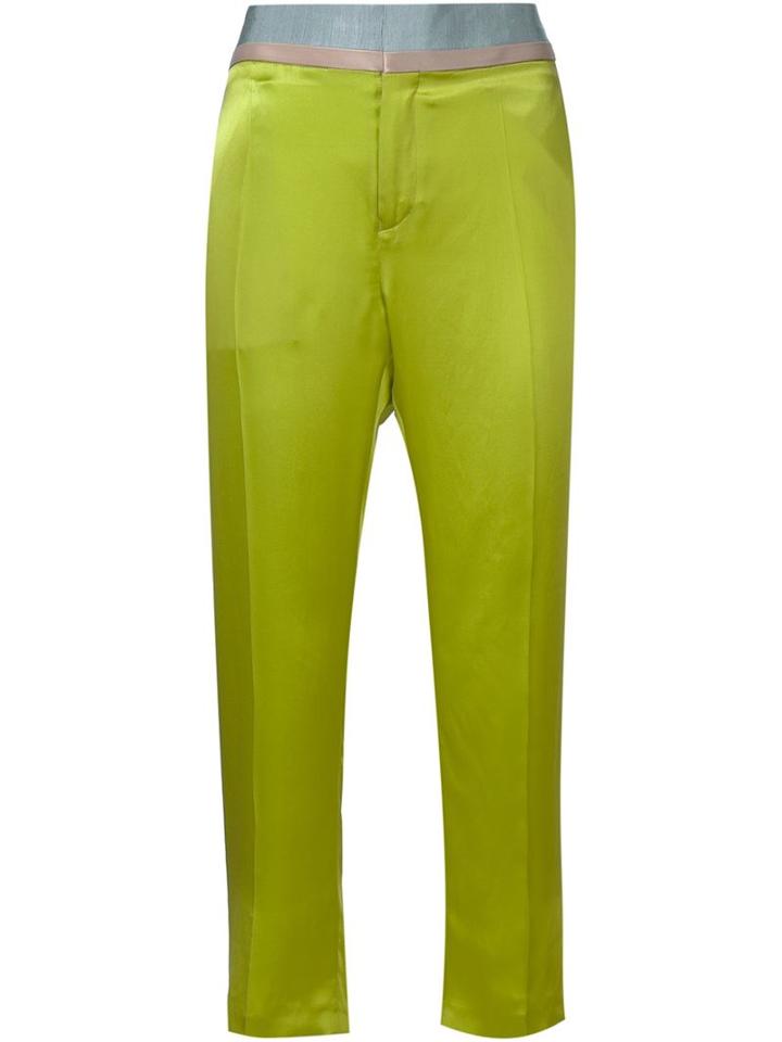 Haider Ackermann Front Pleat Cropped Trousers