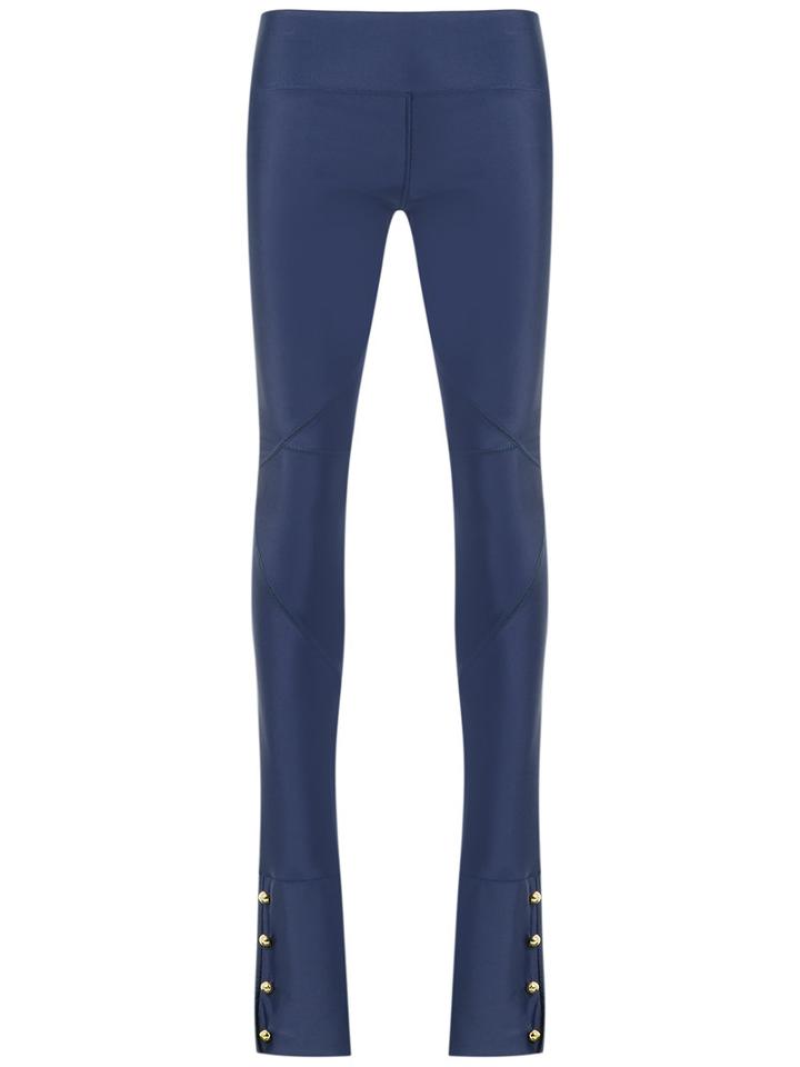 Andrea Bogosian Panelled Pants, Women's, Size: Medium, Blue, Spandex/elastane/polyimide