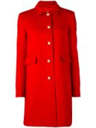 Gucci - Single Breasted Coat - Women - Viscose/wool - 44, Red, Viscose/wool