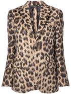 R13 Leopard Print Blazer - Neutrals
