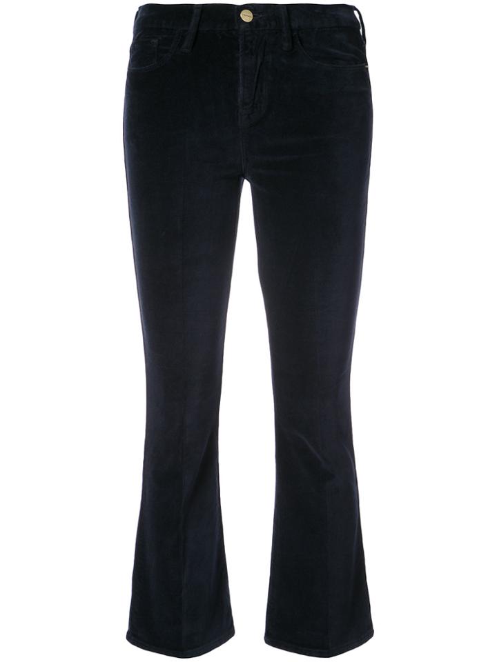 Frame Denim High Rise Skinny Jeans - Black