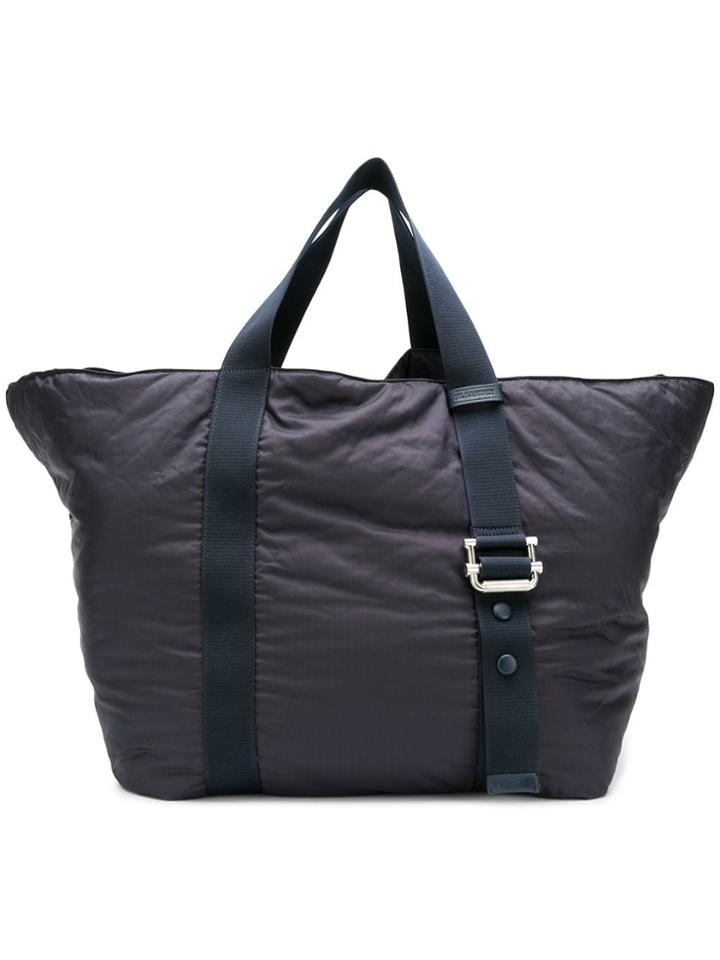 Jil Sander Oversized Shell Tote - Blue