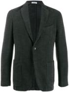 Boglioli Zig-zag Knit Blazer - Grey