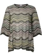 M Missoni Wavy Stripe Knitted Top - Multicolour
