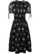 Brock Collection Shortsleeved Flared Dress - Black