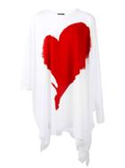 Vivienne Westwood Heart Print T-shirt, Women's, White, Cotton