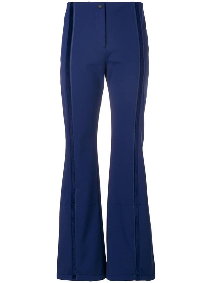 Fendi Mid-rise Flared Ski Trousers - Blue