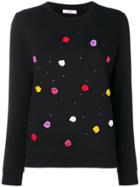 Blugirl Folies Rose Detail Sweater - Black
