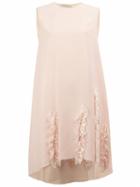 Maison Rabih Kayrouz Applique Detail Dress, Women's, Size: 36, Pink/purple, Viscose/acetate/silk