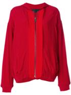 Haider Ackermann Loose Fit Zipped Cardigan - Red
