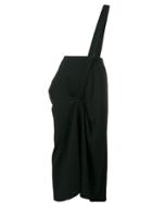Chalayan Asymmetric Front Skirt - Black