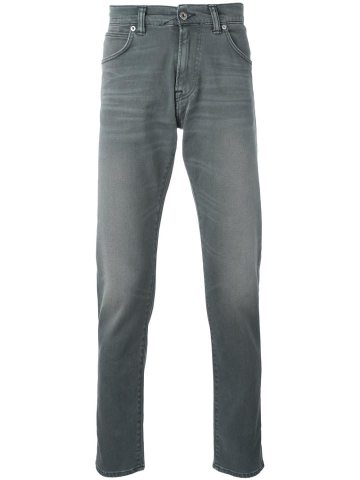 Edwin Slim-fit Jeans, Men's, Size: 30, Grey, Cotton/spandex/elastane/polyester