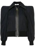 Nina Ricci Square Shoulder Jacket - Blue