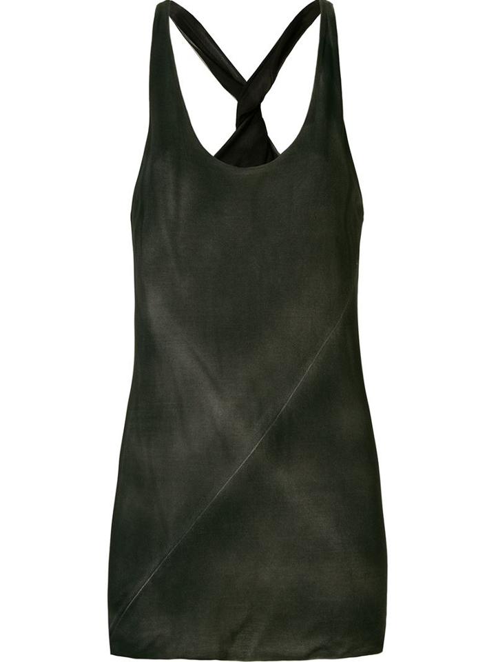 Uma Raquel Davidowicz - 'tigre' Top - Women - Lyocell - P, Black, Lyocell