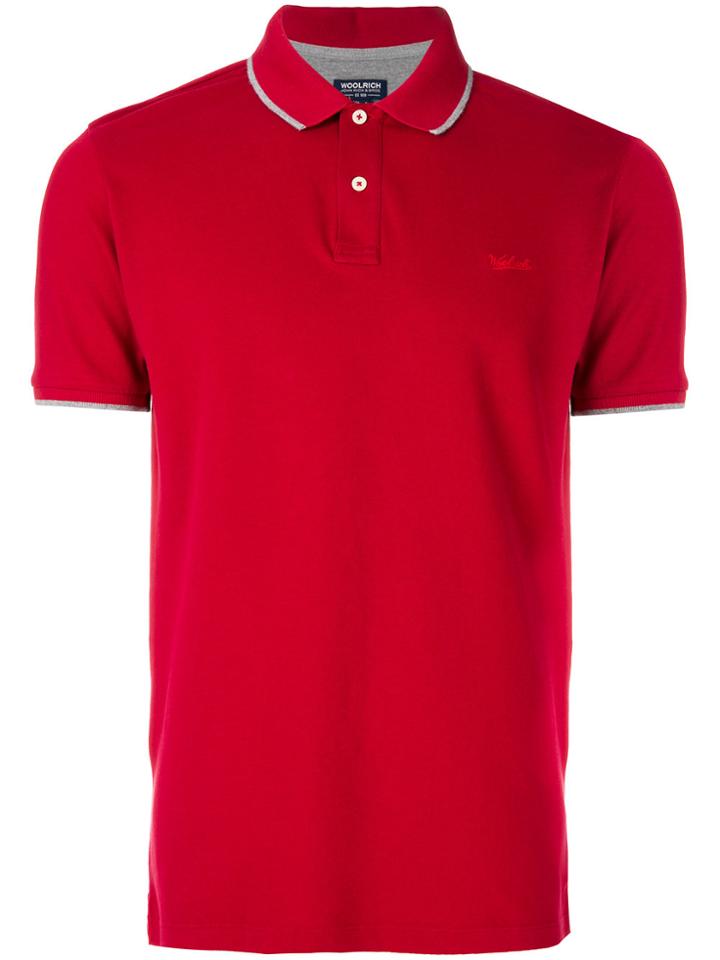 Woolrich Logo Embroidered Polo Shirt